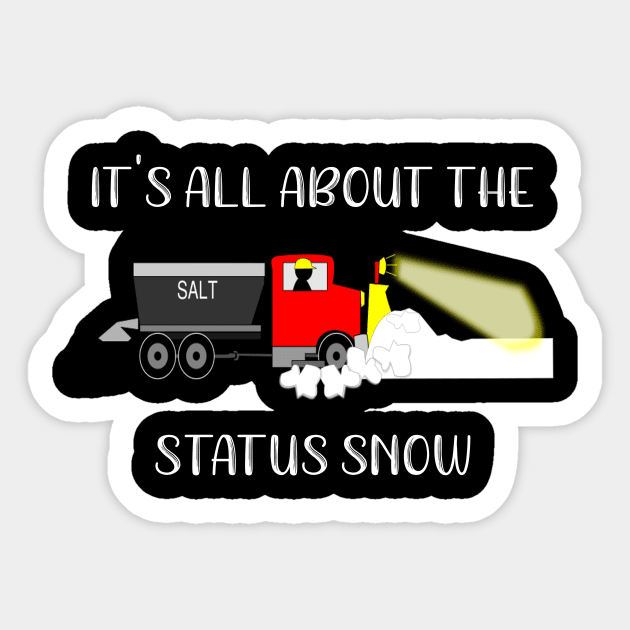 Winter Keeping Up With the Status Snow Sticker by StacysCellar